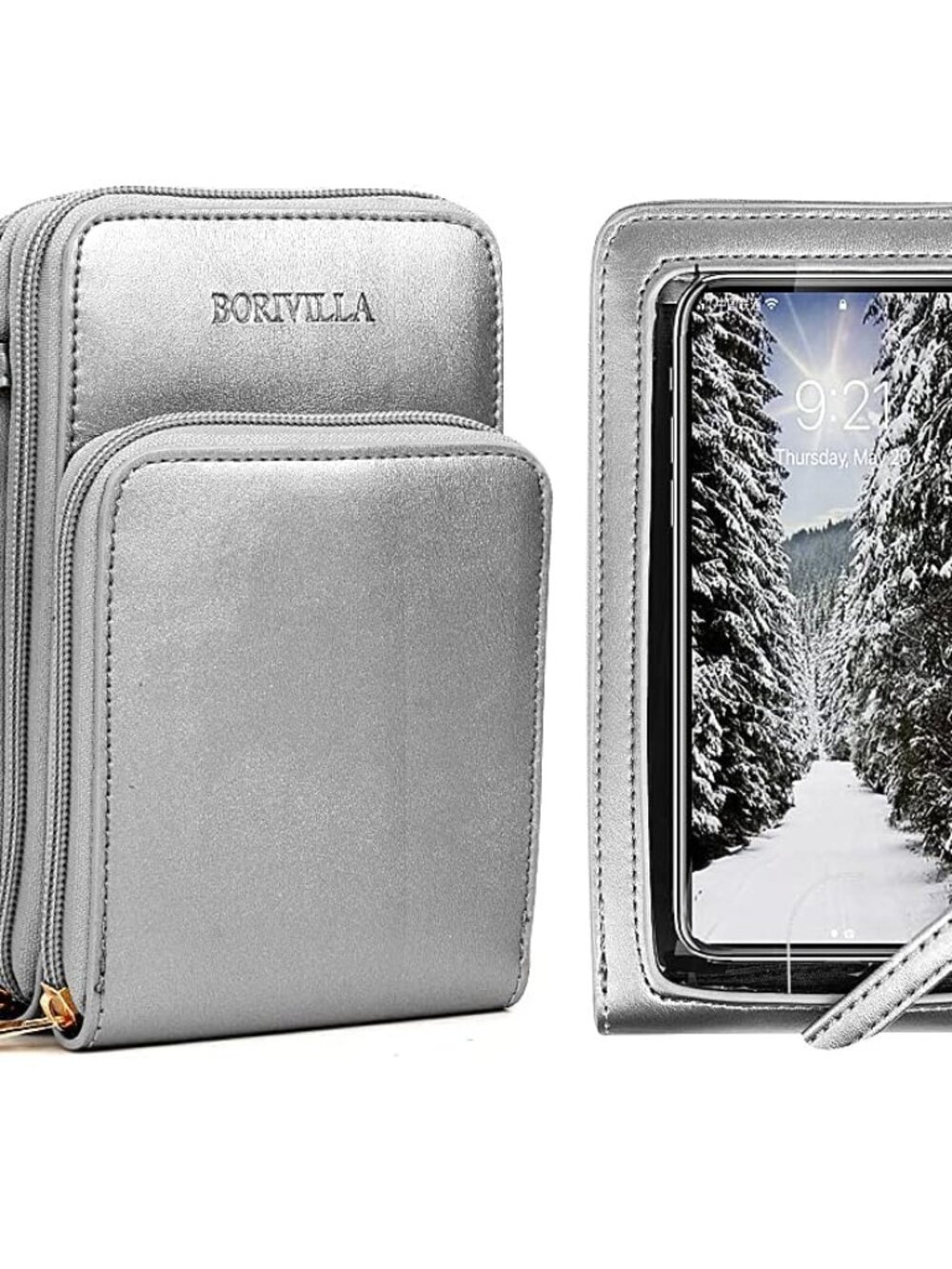 Crossbody Cellphone Purse Women Touch Screen Bag RFID Blocking Wallet Handbag Sh